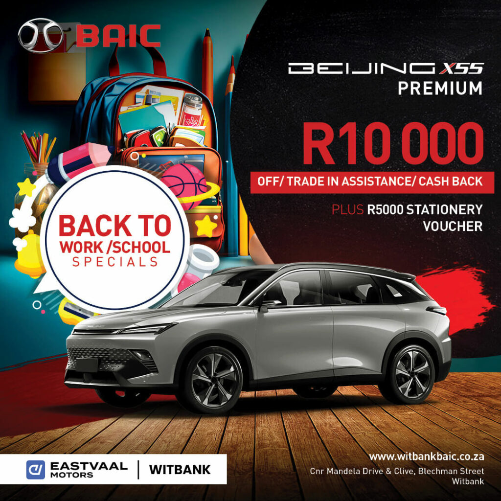 Eastvaal Motor City Witbank BAIC • Eastvaal Motors