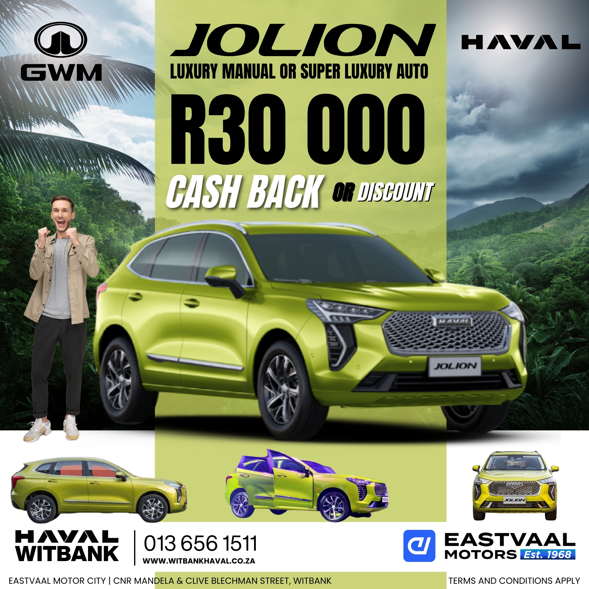 Eastvaal Motor City Witbank Haval • Trusted Haval Witbank dealership.