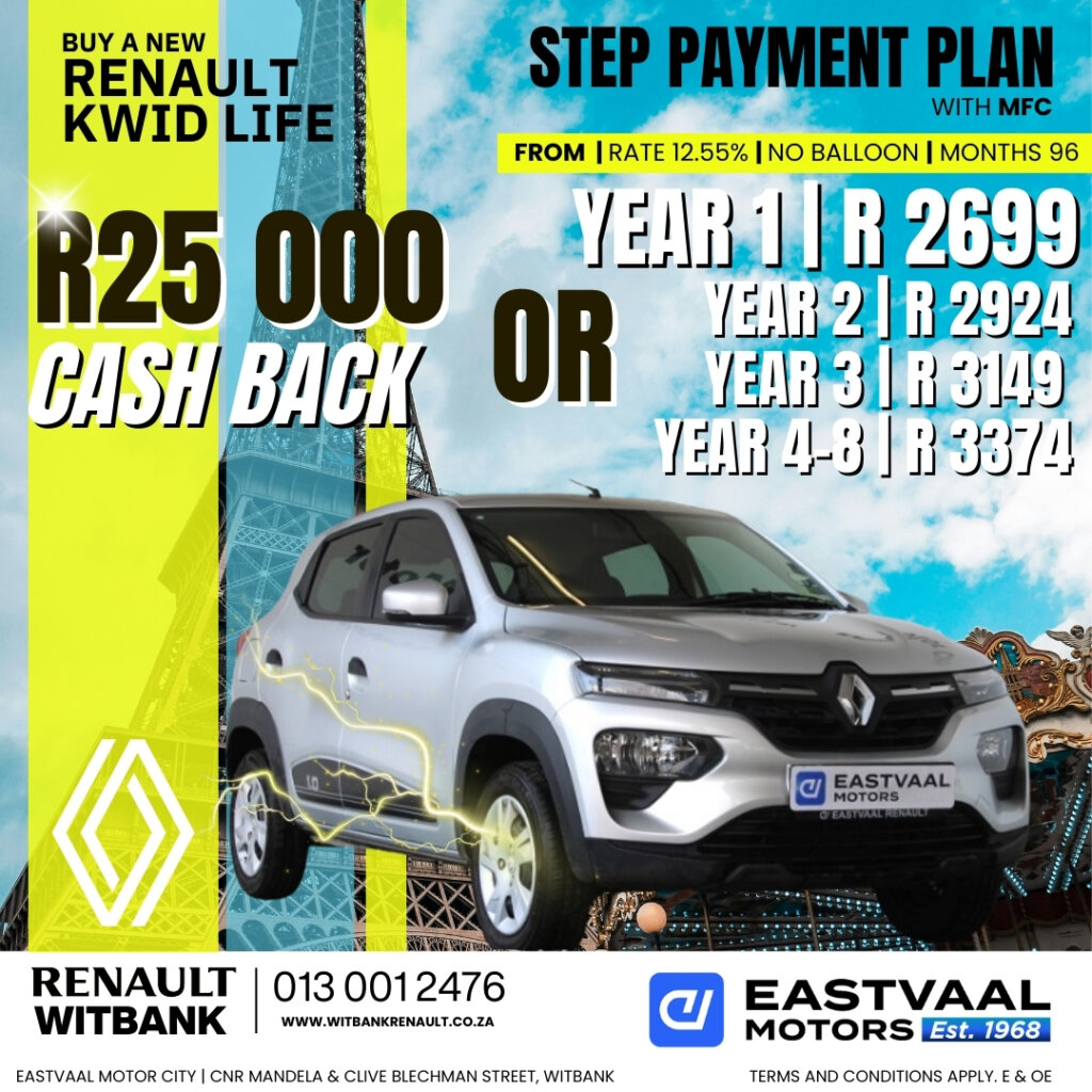 July is the perfect time to drive away in a new Renault! image from Eastvaal Motors