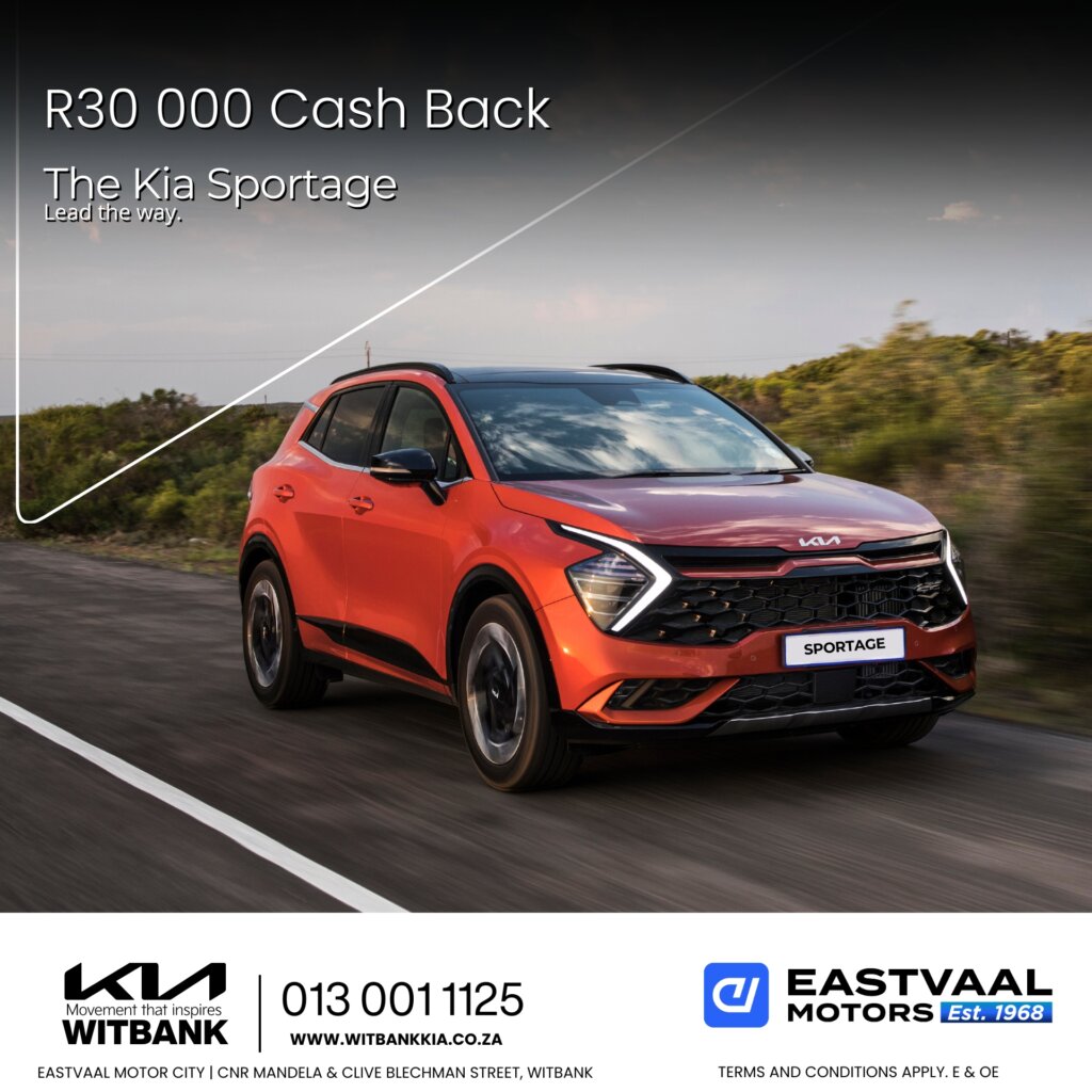 Experience innovation and style with our July offers on Kia – only at Eastvaal Motor City.” image from Eastvaal Motors