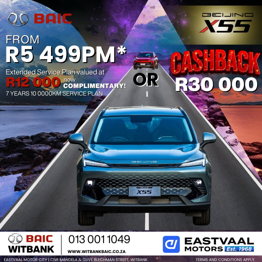 This July, experience the innovation and style of BAIC. Your next adventure starts at Eastvaal Motor City! image from Eastvaal Motors