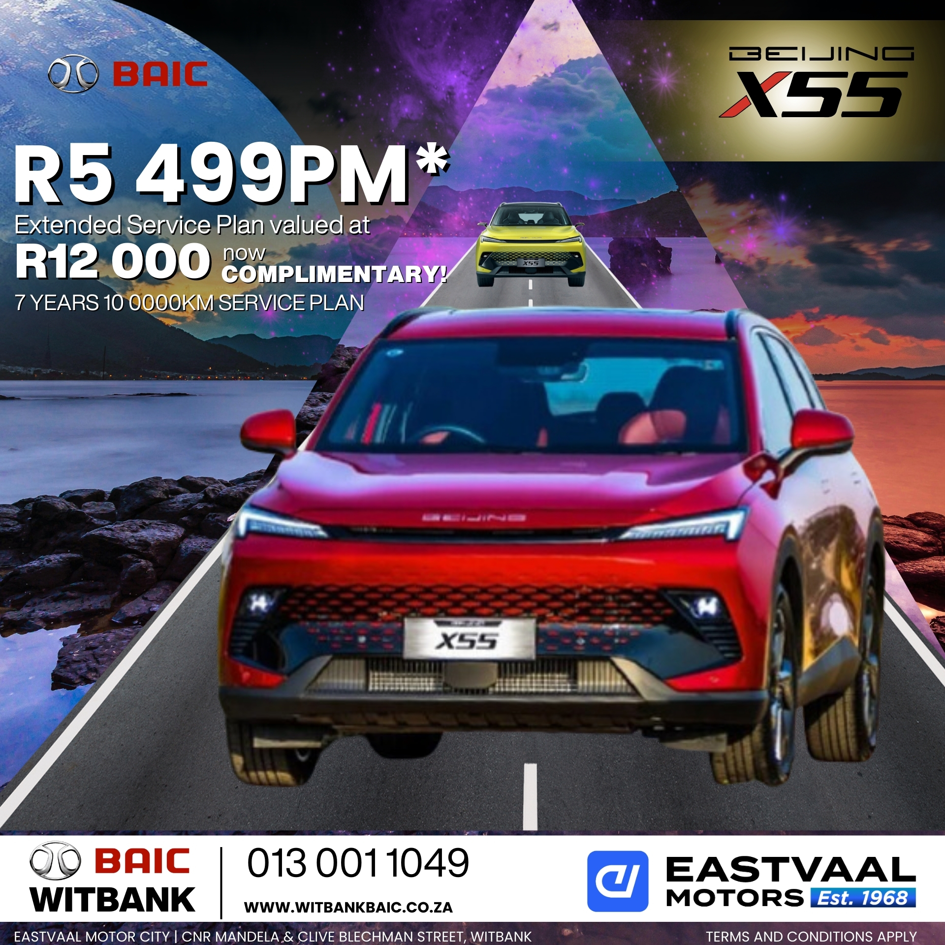 Unleash the power of BAIC this July. Visit us at Eastvaal Motor City for exclusive offers! image from 