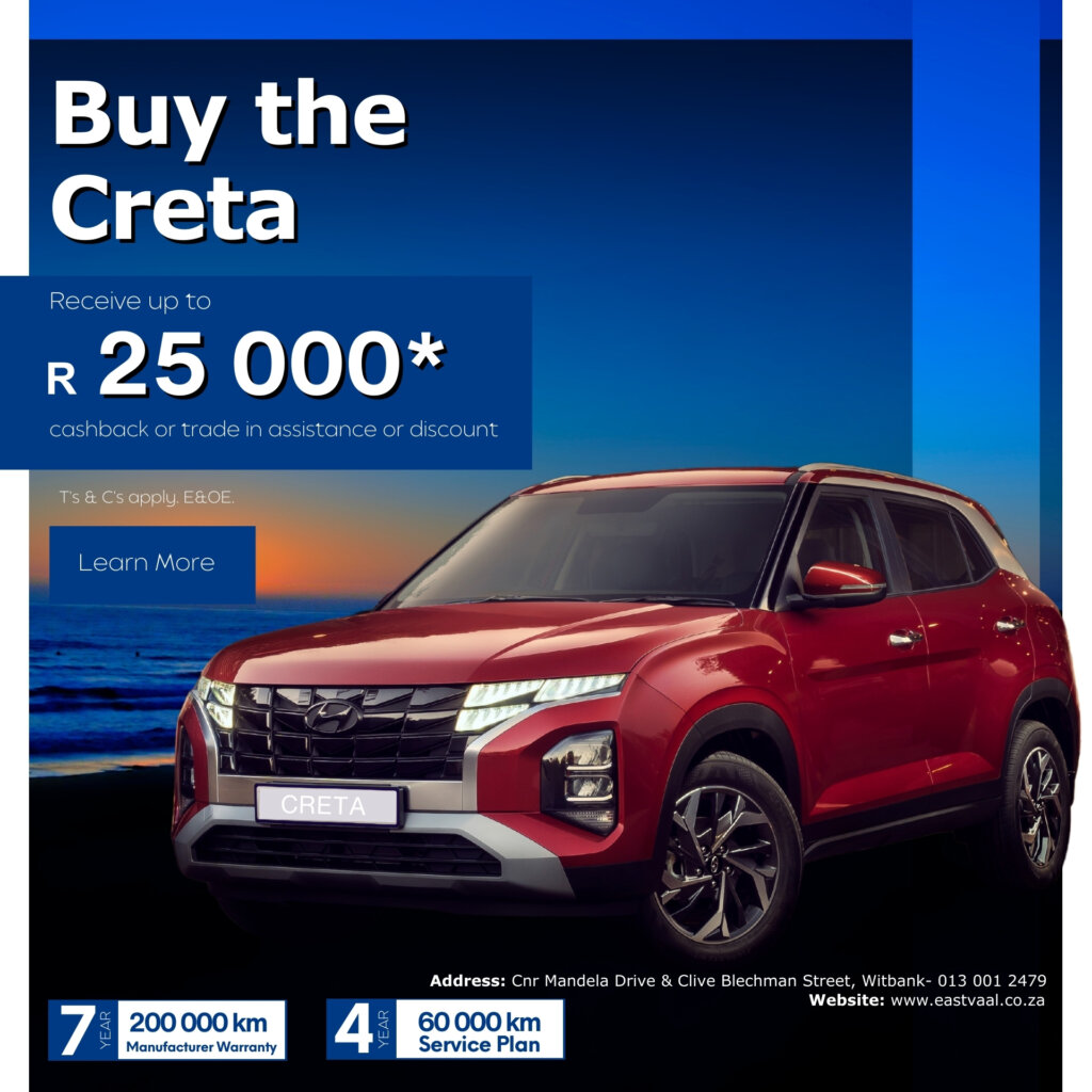 Celebrate July with a new Hyundai! Exceptional prices and premium quality await you at Eastvaal Motor City. image from Eastvaal Motors