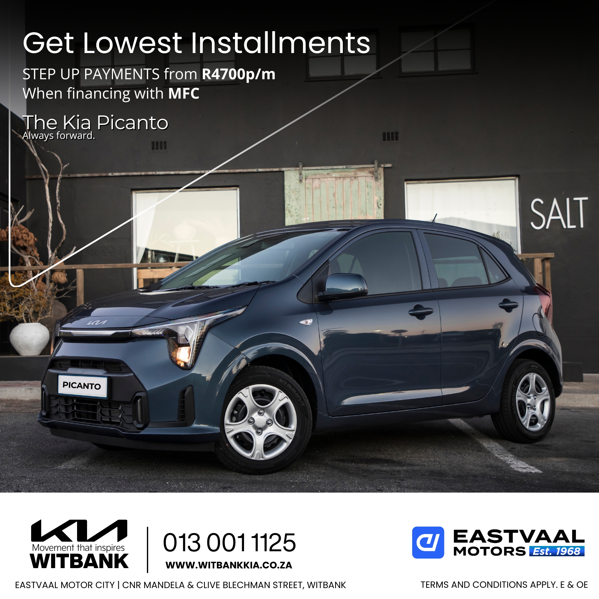 Rev up your summer with a brand-new Kia! Visit Eastvaal Motor City for the best deals. image from Eastvaal Motors