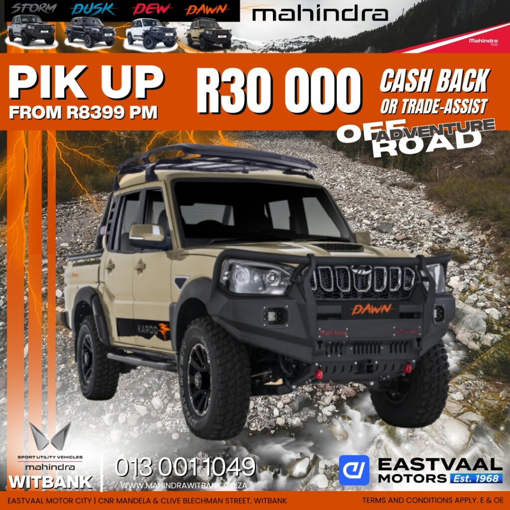 July just got hotter with our sizzling Mahindra deals at Eastvaal Motor City. Don’t miss out! image from Eastvaal Motors