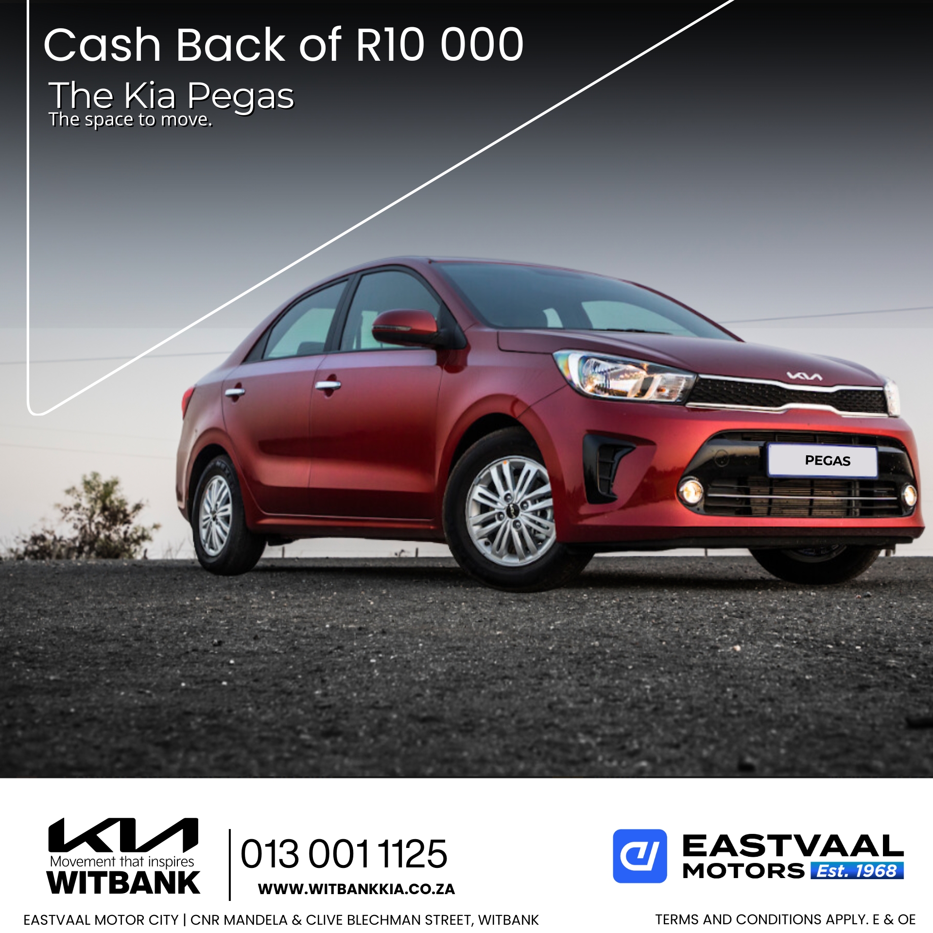 July is the perfect month to drive home a Kia. Explore our special offers at Eastvaal Motor City! image from 