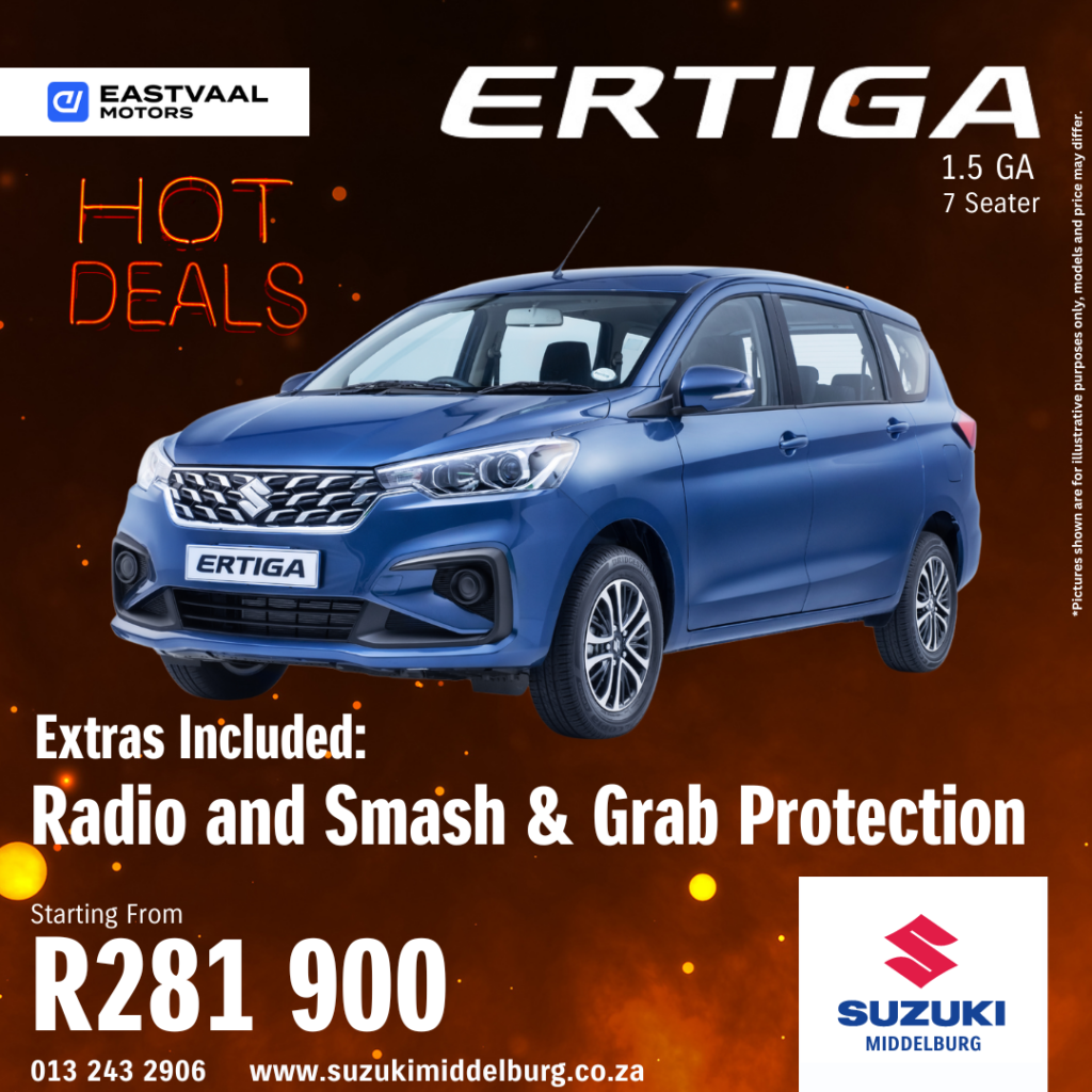 Suzuki Ertiga GA image from Eastvaal Motors
