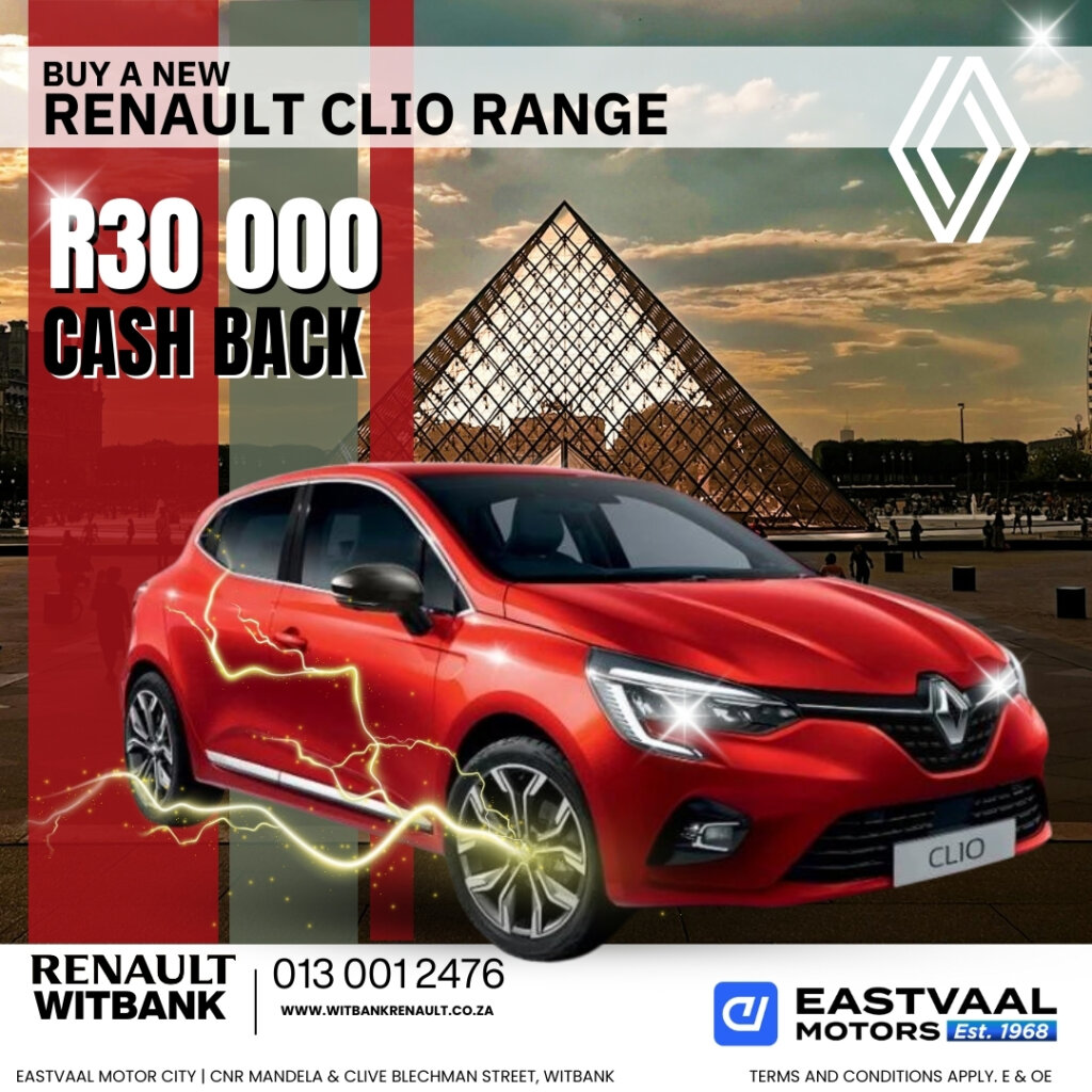 Ready for a new adventure? Drive home a Renault this July with exclusive offers and cashback image from Eastvaal Motors