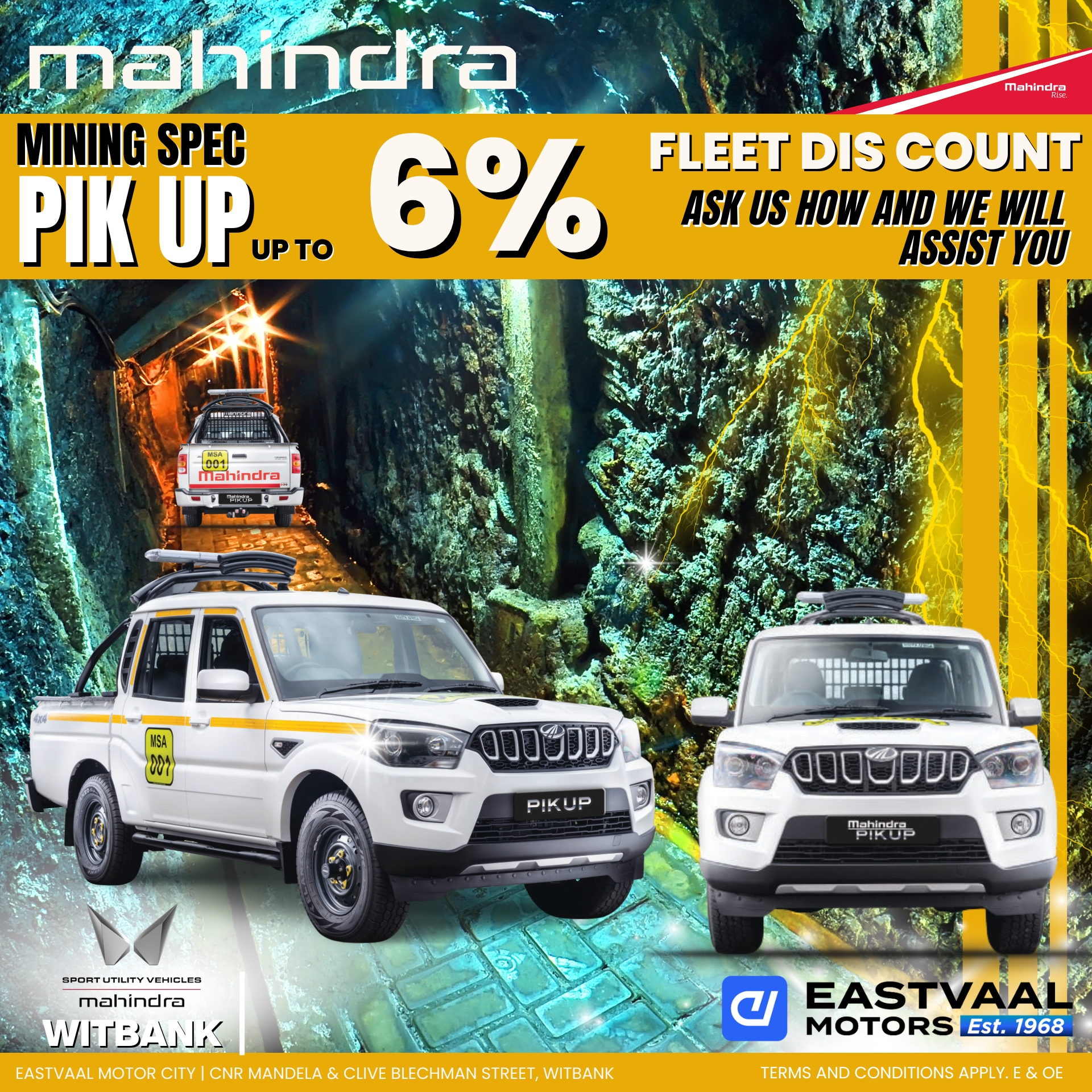 Upgrade your ride this July with a Mahindra from Eastvaal Motor City. Special prices await! image from 