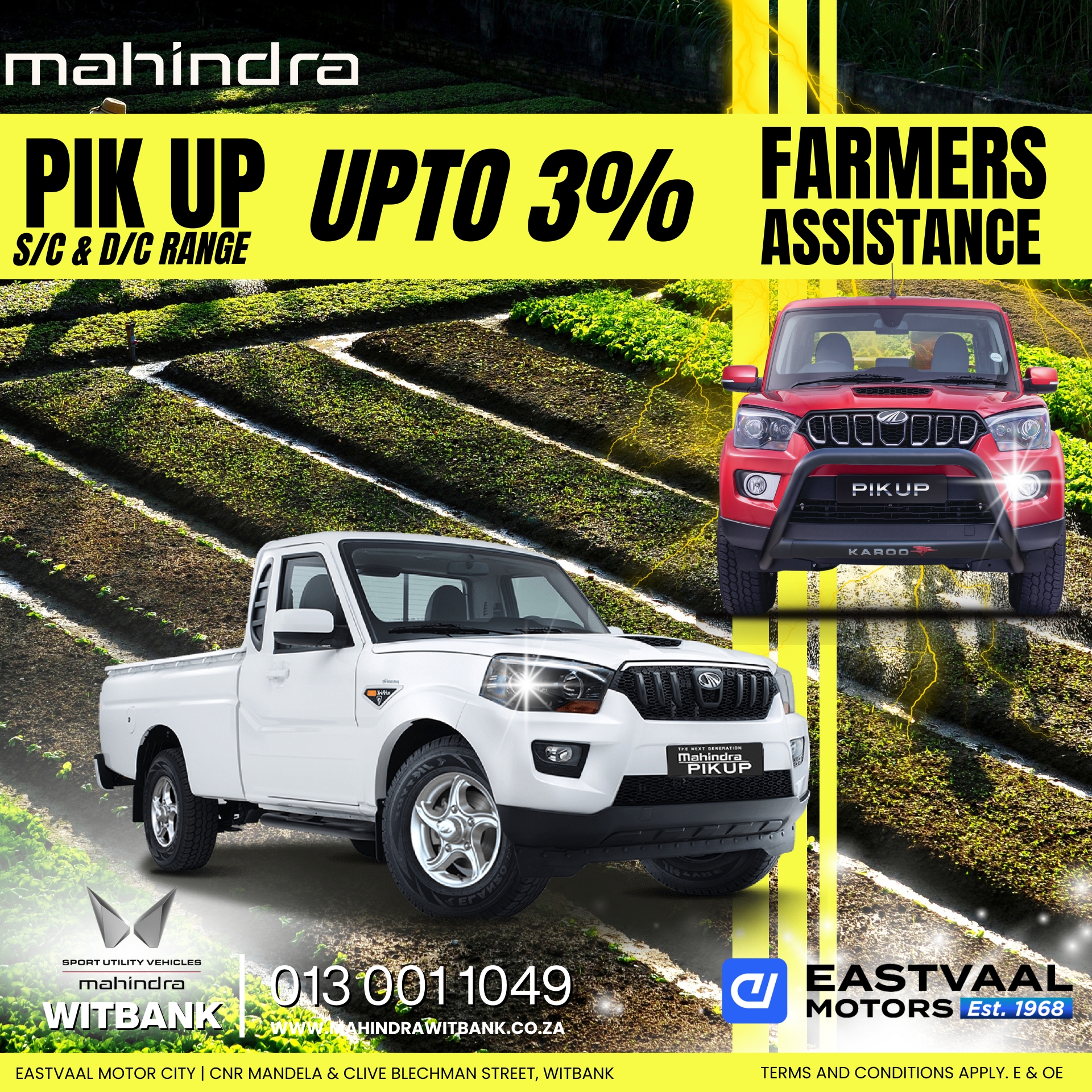 Get ready for the adventure of a lifetime with Mahindra. July deals now on at Eastvaal Motor City! image from 