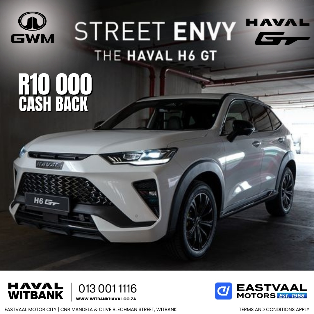 Elevate your driving experience with the latest Haval GWM models. July offers now available! image from Eastvaal Motors