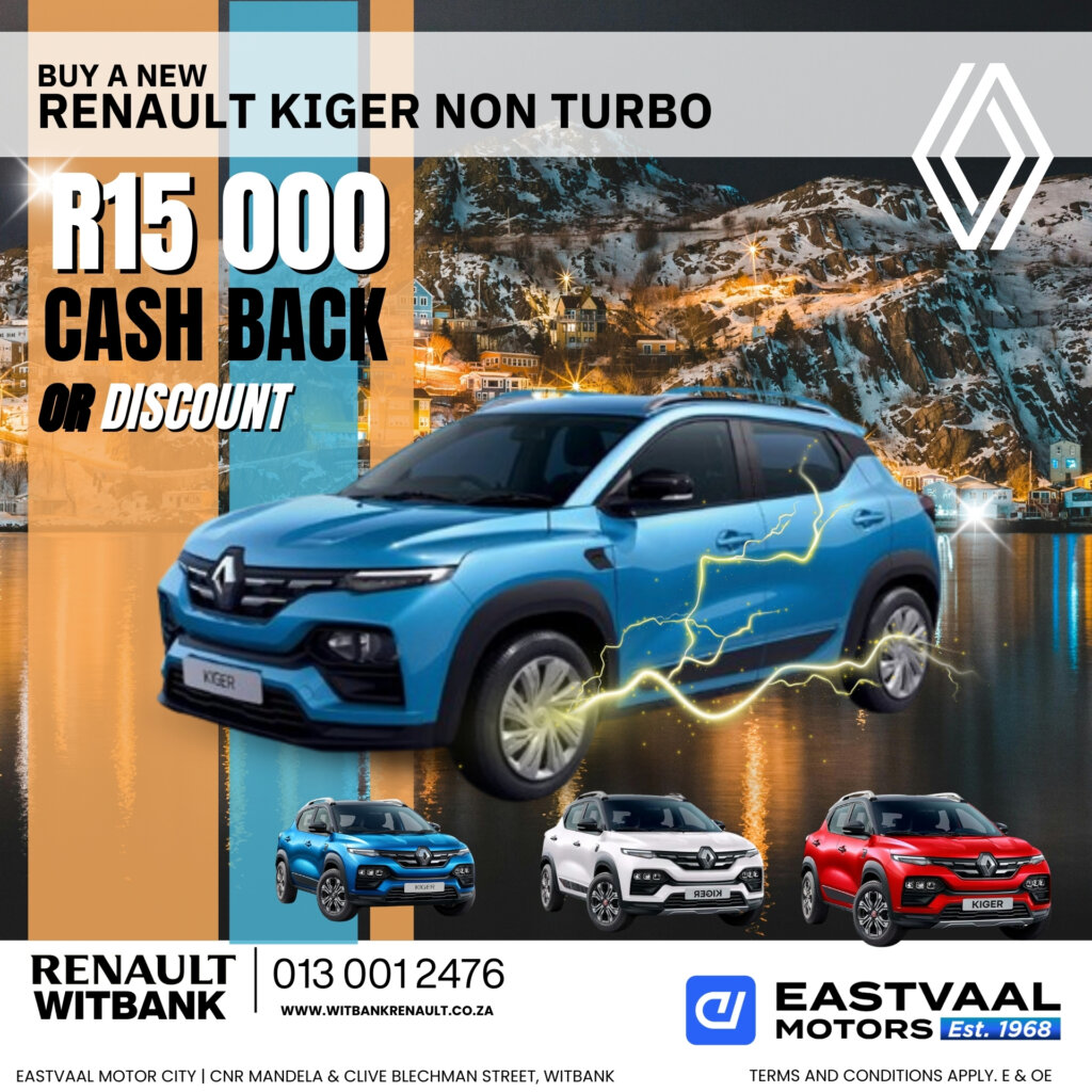 Step into luxury and performance this July with a new Renault from Eastvaal Motor City. image from Eastvaal Motors