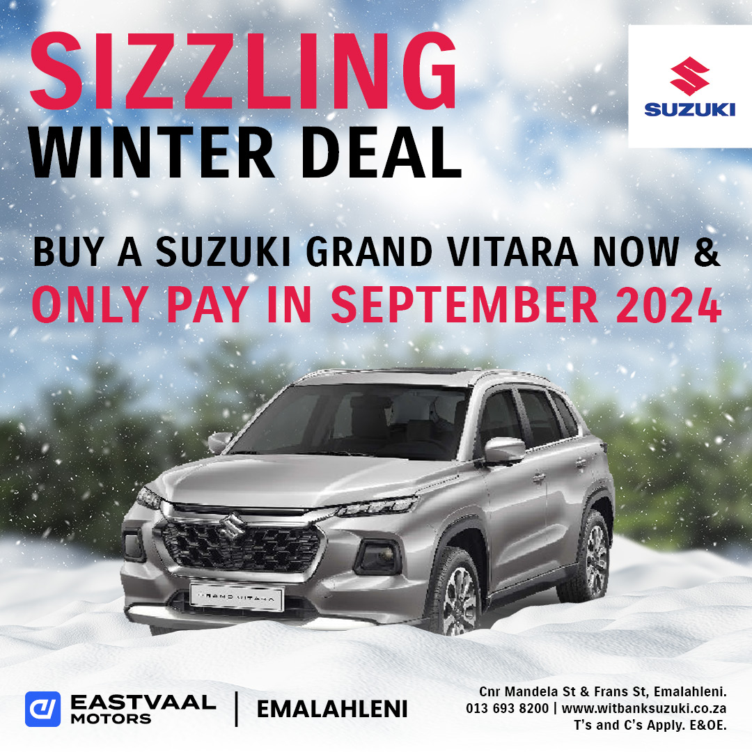 Sizzling winter deal with the Grand Vitara image from Eastvaal Motors