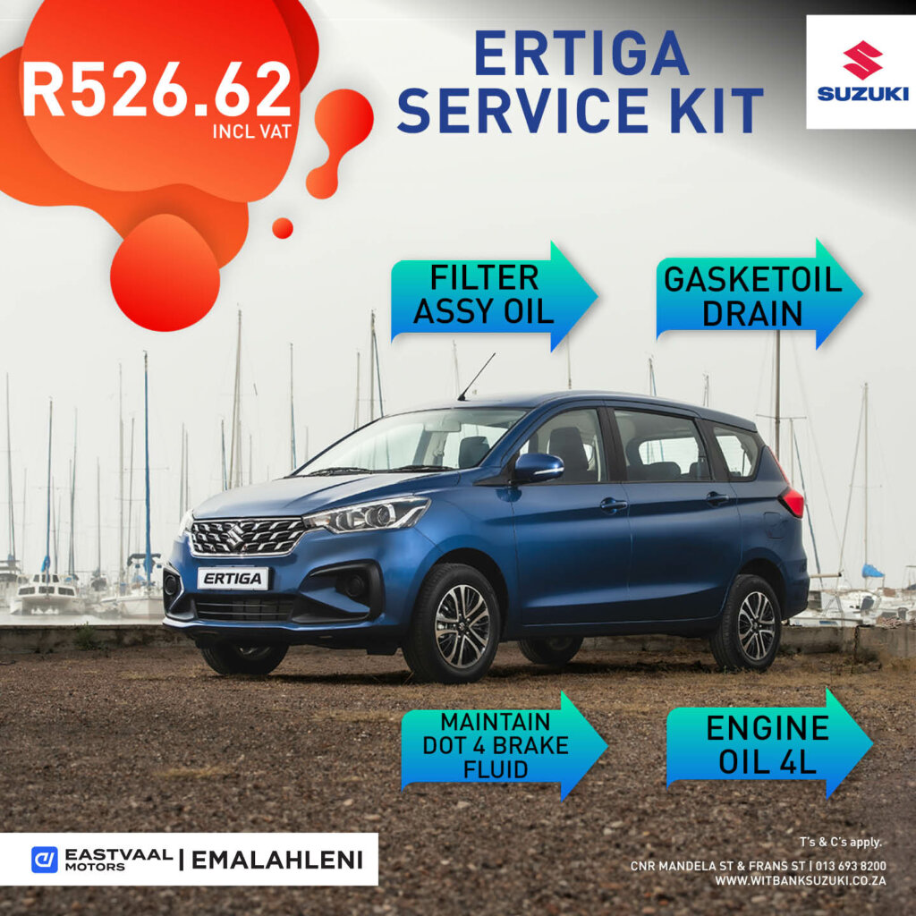 Ertiga Service Kit image from Eastvaal Motors