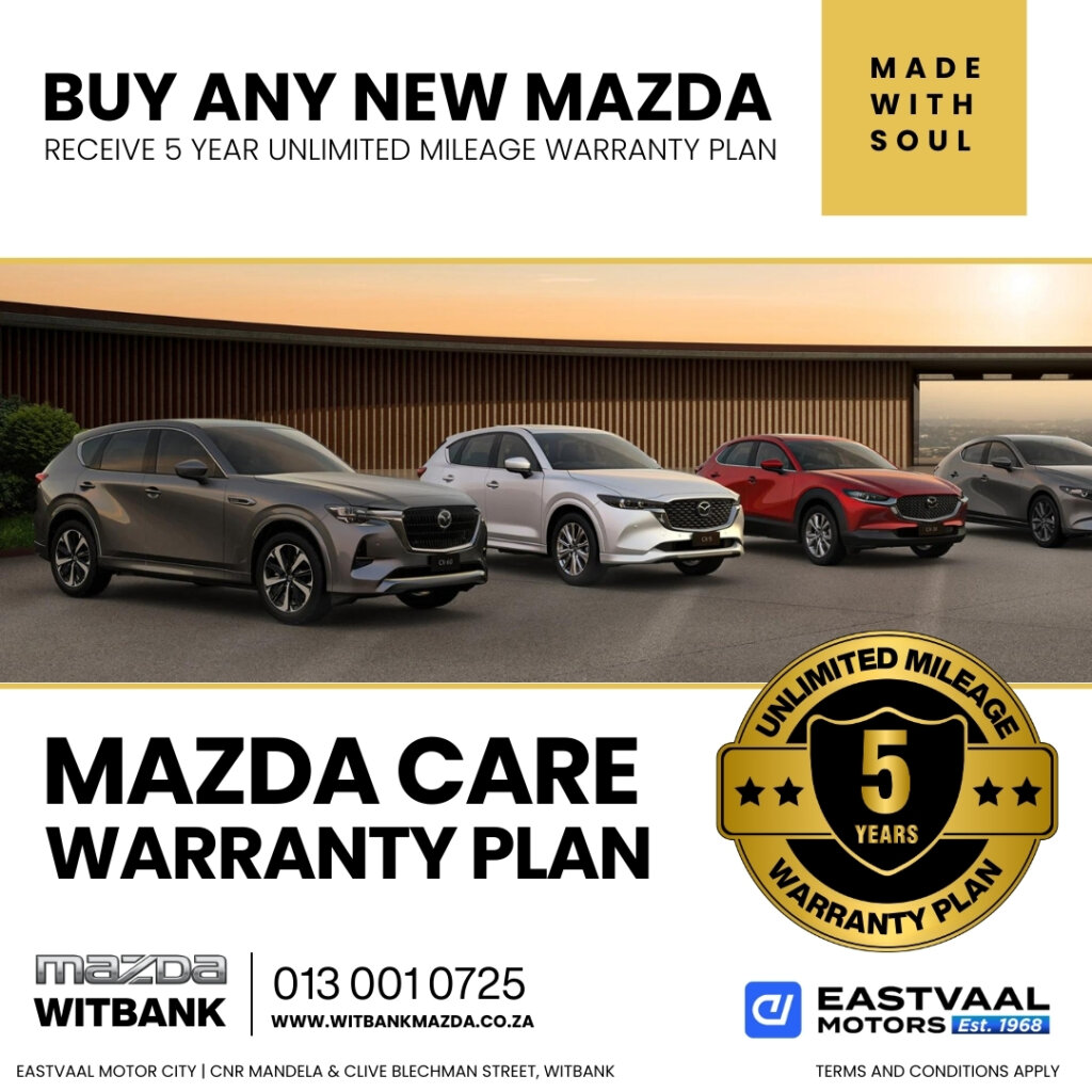Introducing the Mazda Care Plan image from Eastvaal Motors