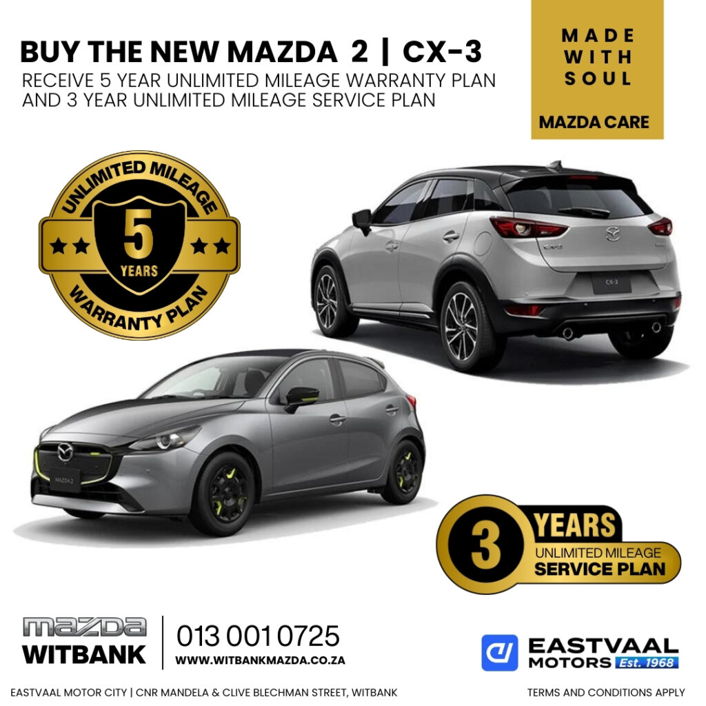 Introducing the Mazda Care Plan image from Eastvaal Motors