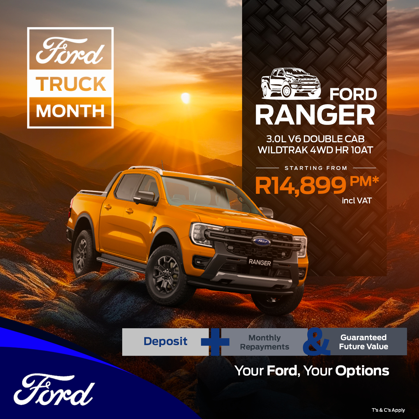 Ford Ranger 3.0L V6 Turbo Double Cab WildTrak 4WD HR 10AT image from 