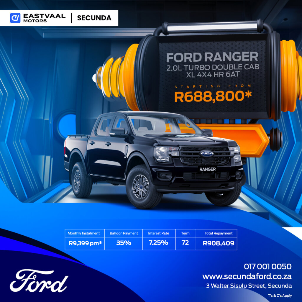 Truck month is here! Ford Ranger 2.0L Turbo D/B XL 4×4 HR 6AT image from Eastvaal Motors