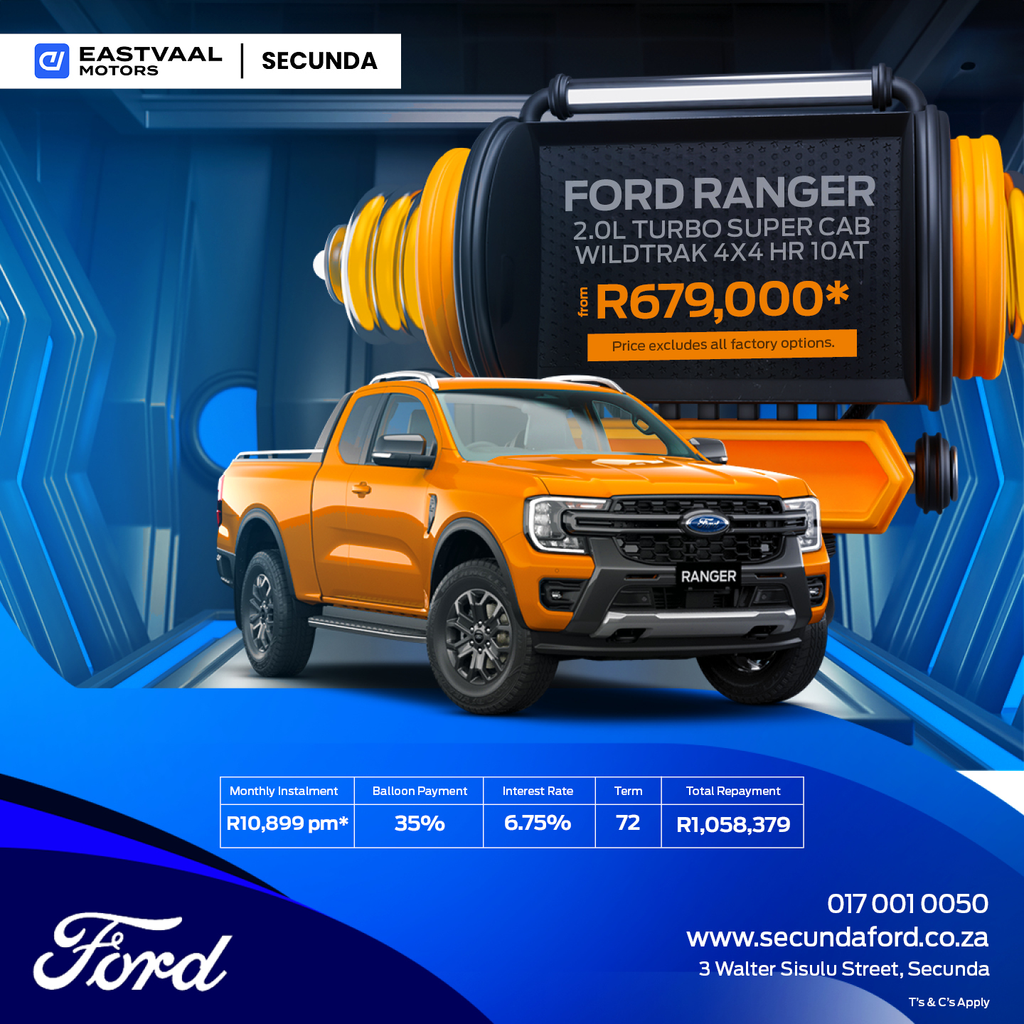 Ford Ranger 2.0L Turbo Super Cab WildTrak 4×4 HR 10AT image from 