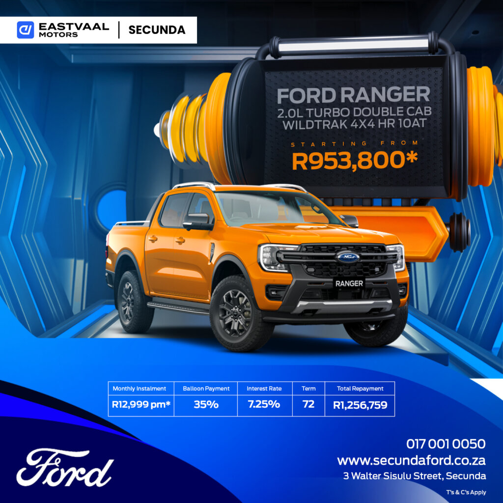 Ford Ranger 2.0L Turbo Double Cab WildTrak 4×4 HR 10AT image from Eastvaal Motors