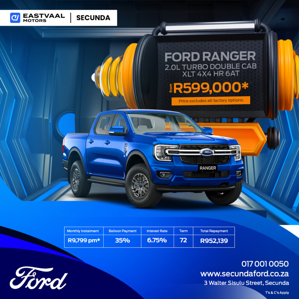Ford Ranger 2.0L Turbo Double Cab XLT 4X4 HR 6AT image from Eastvaal Motors