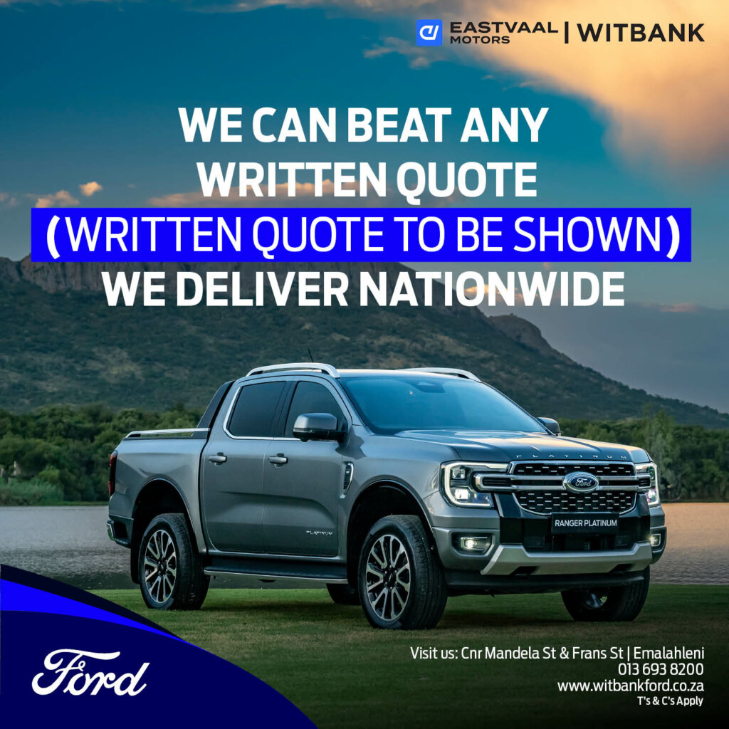 We beat ANY written quote image from Eastvaal Motors