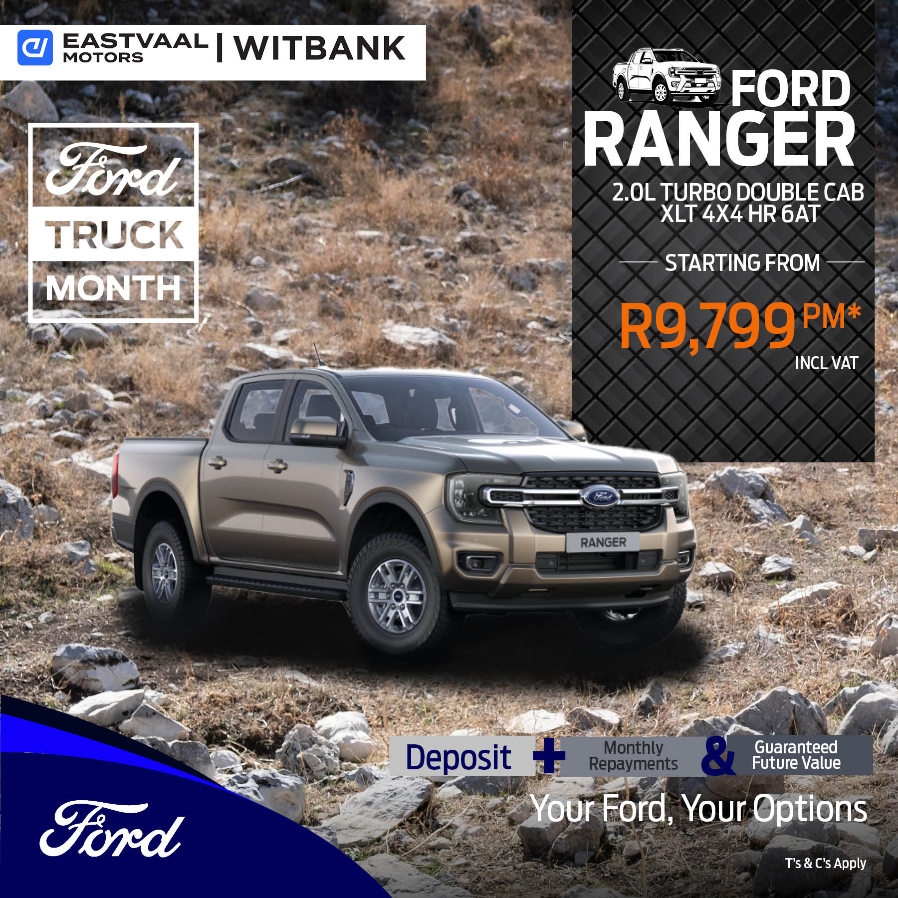 Ford Ranger 2.0L Turbo Double cab XLT 4×4 HR 6AT image from 