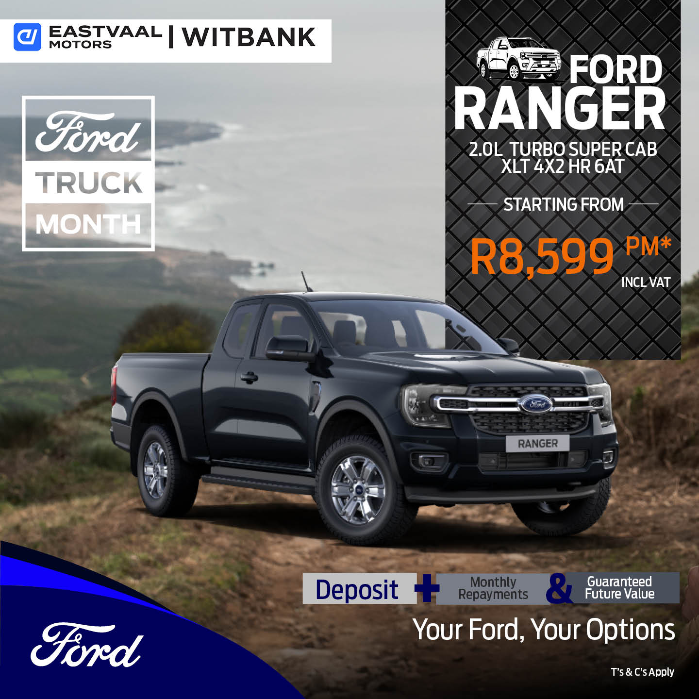 Ford Ranger 2.0L Turbo Super Cab XLT 4X2 HR 6AT image from 