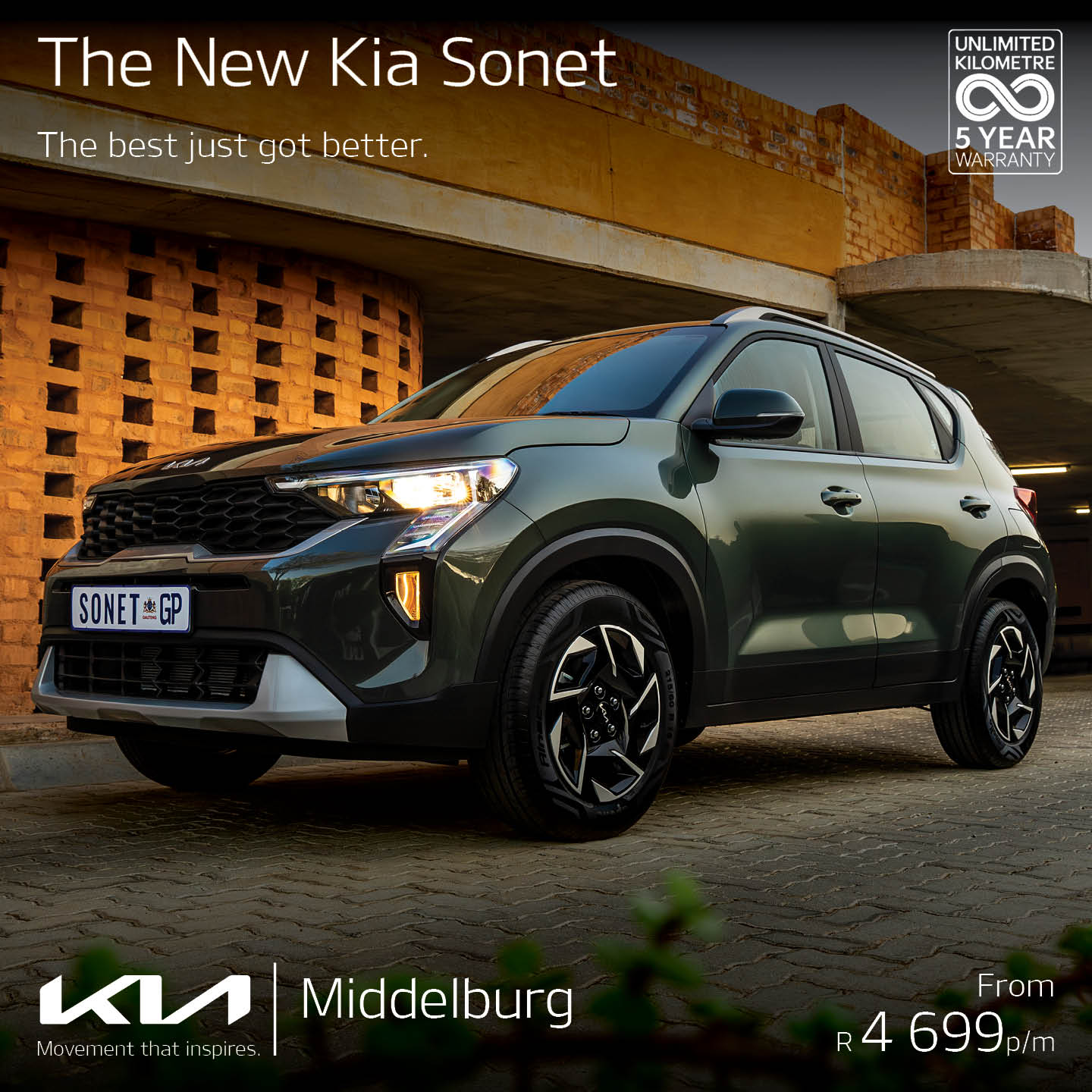 The best just got better! The New KIA Sonet image from Eastvaal Motors