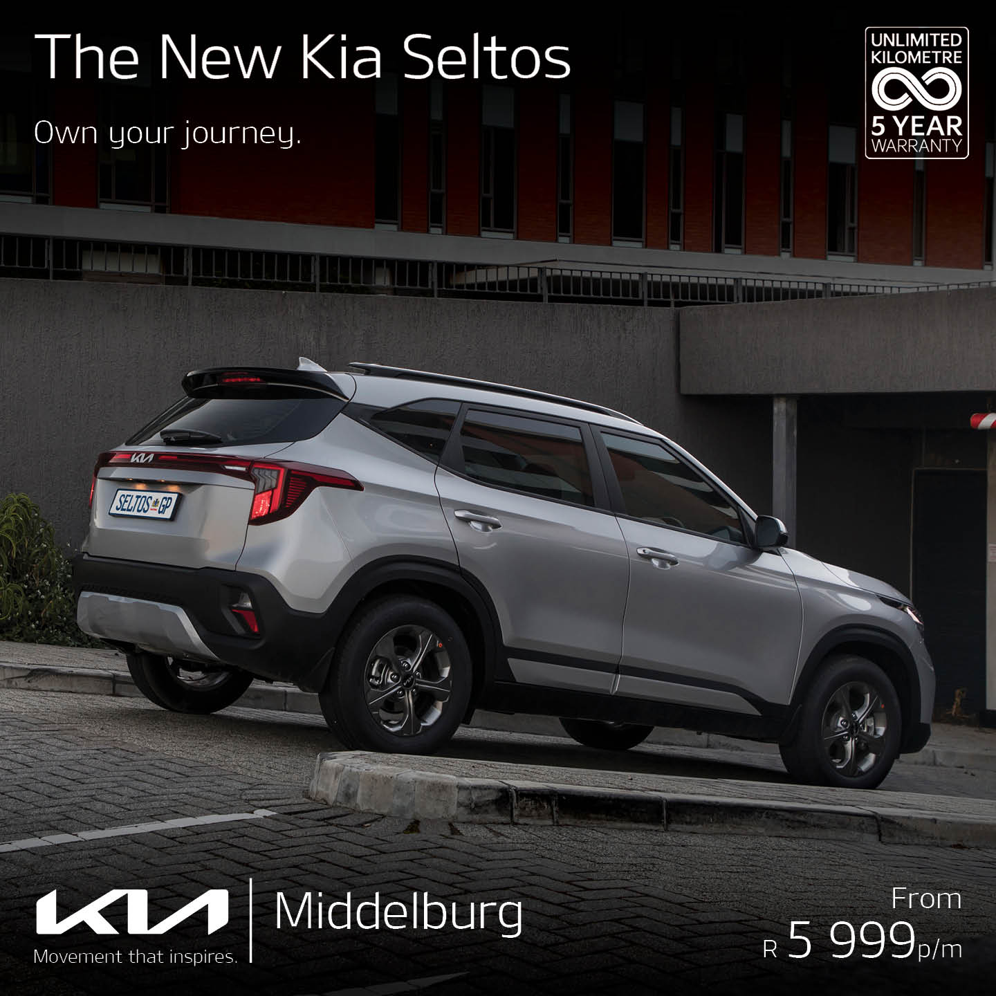 The New KIA Seltos image from Eastvaal Motors