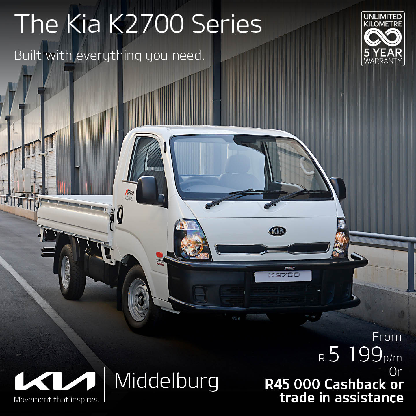 KIA K2700 series image from Eastvaal Motors