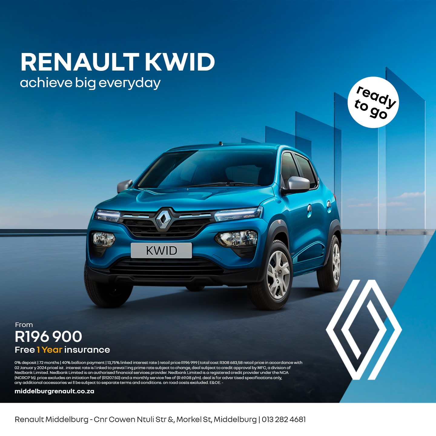 Achieve BIG everyday with the Renault KWID image from 