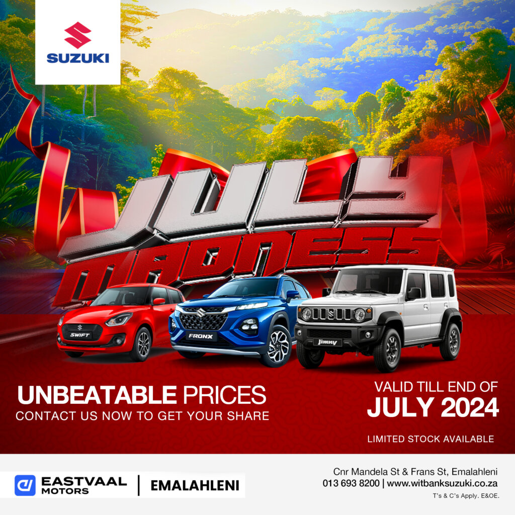 July Madness – Unbeatable Prices image from Eastvaal Motors