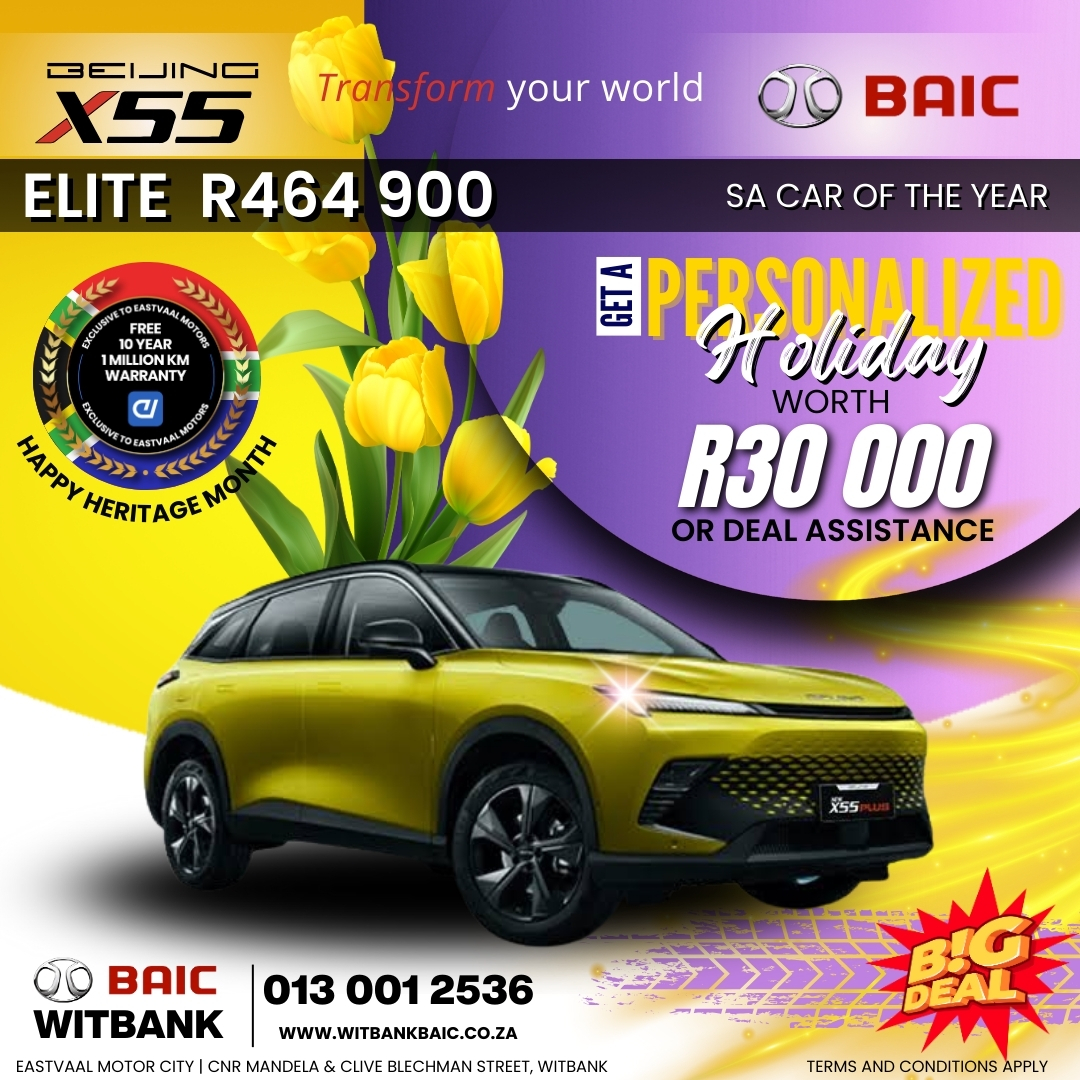 Celebrate Heritage Month in Style – Unbeatable September Specials! image from Eastvaal Motors