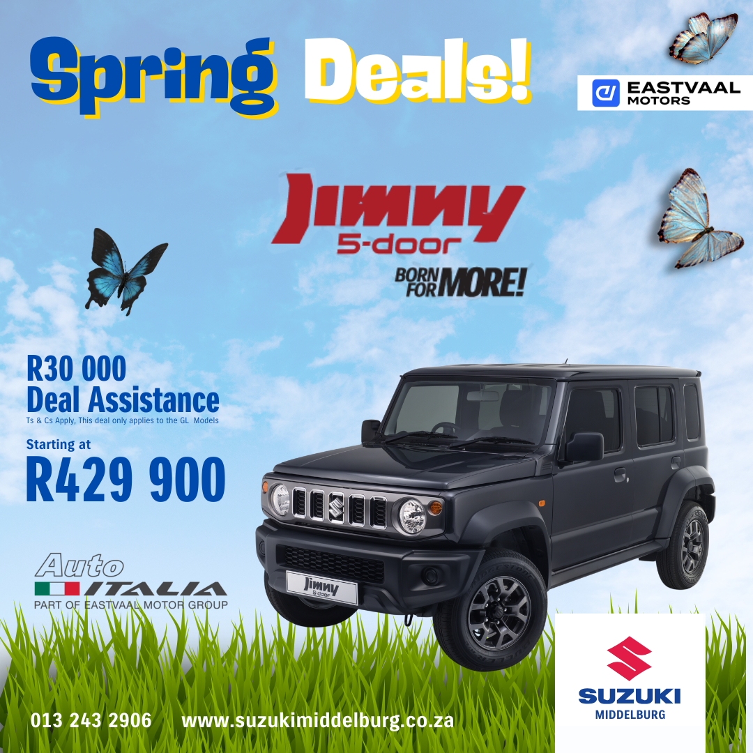 Suzuki Jimny 5 Door Spring Deal image from Eastvaal Motors