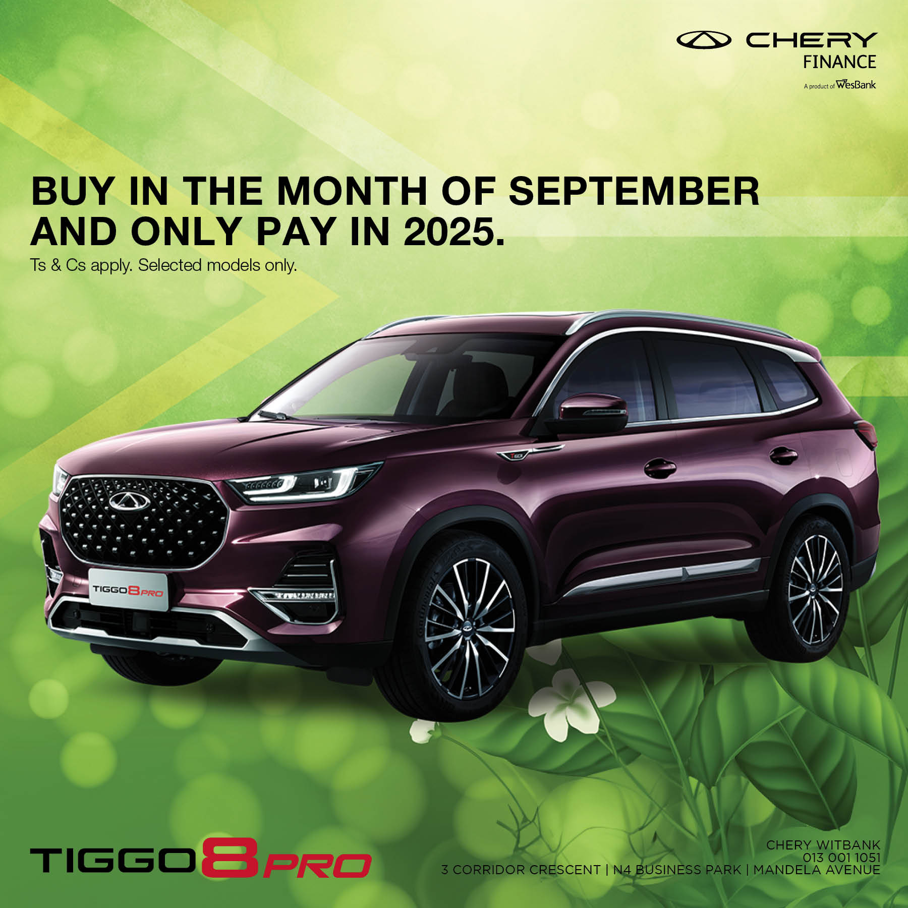 Tiggo 8Pro image from Eastvaal Motors