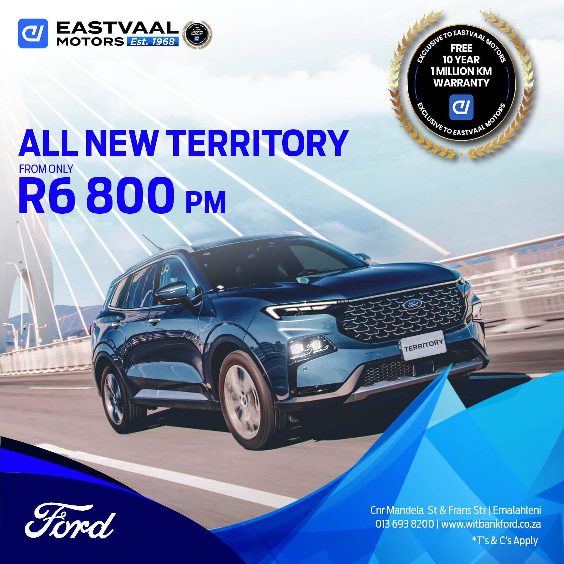 Ford Territory image from Eastvaal Motors