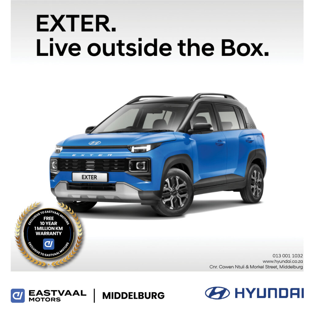 #LiveOutsideTheBox with the all new Hyundai Exter image from Eastvaal Motors