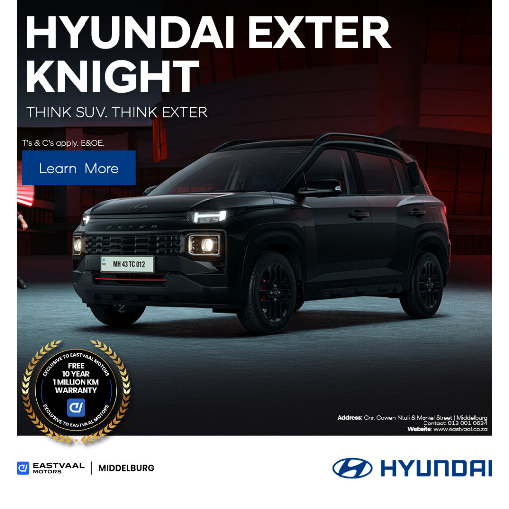 The all new Hyundai Exter image from Eastvaal Motors