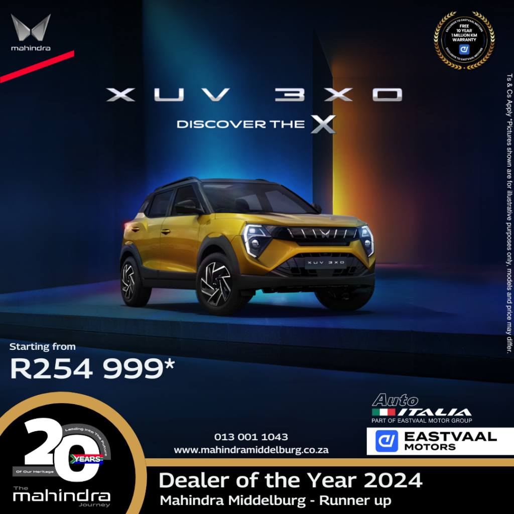 Mahindra XUV 3XO image from Eastvaal Motors