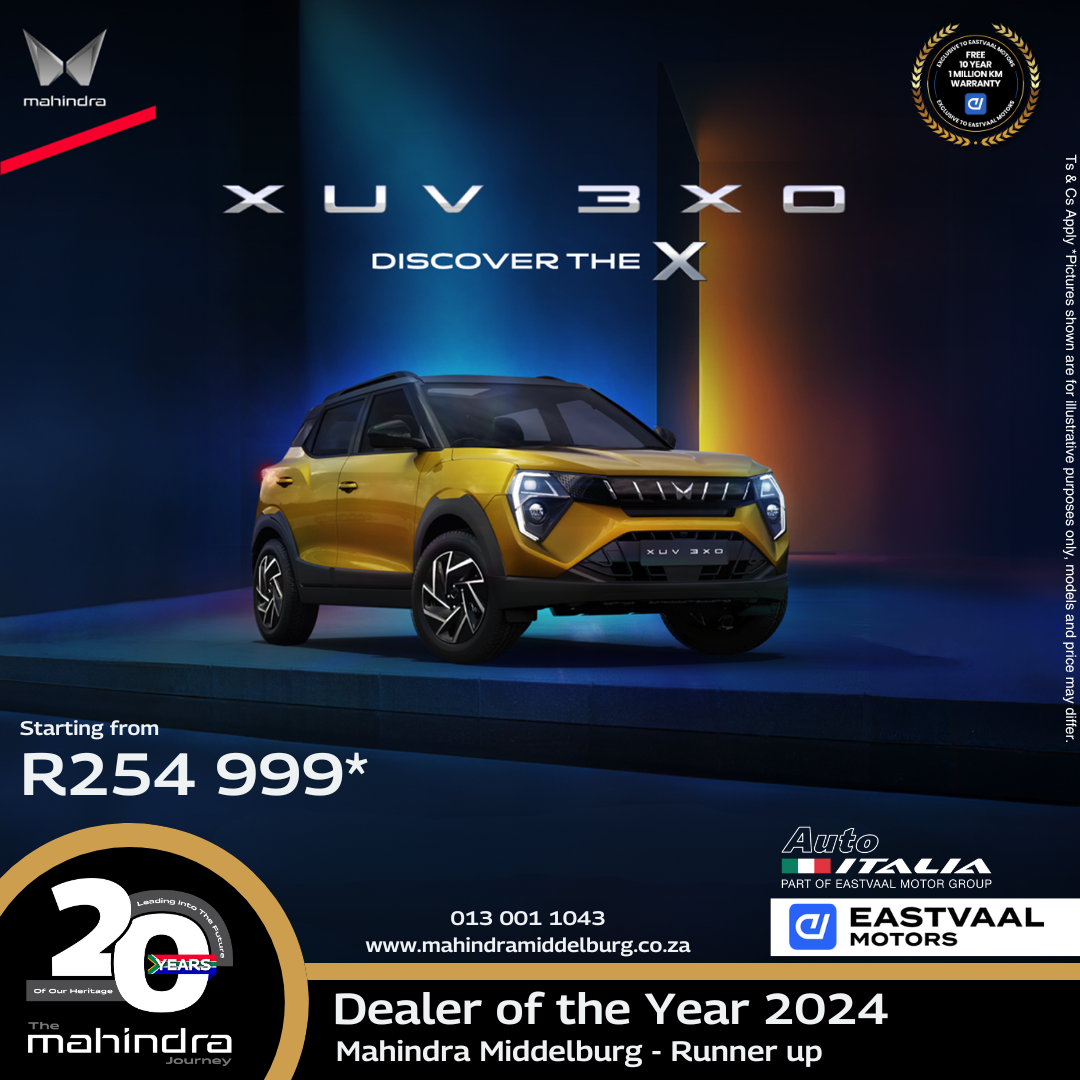 Mahindra XUV 3XO image from Eastvaal Motors