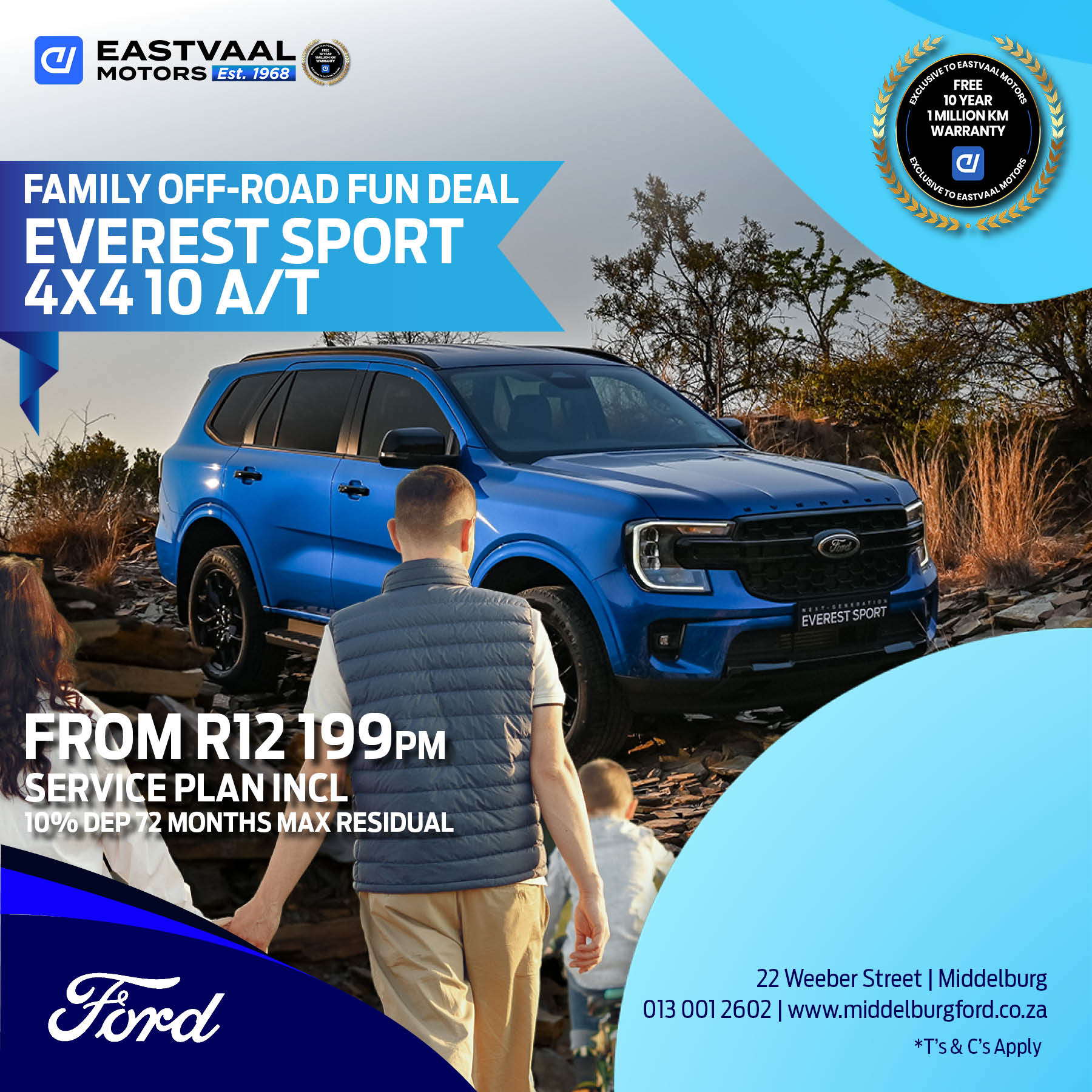 Family off-road fun deal – Ford Everest Sport 4×4 10 A/T image from 