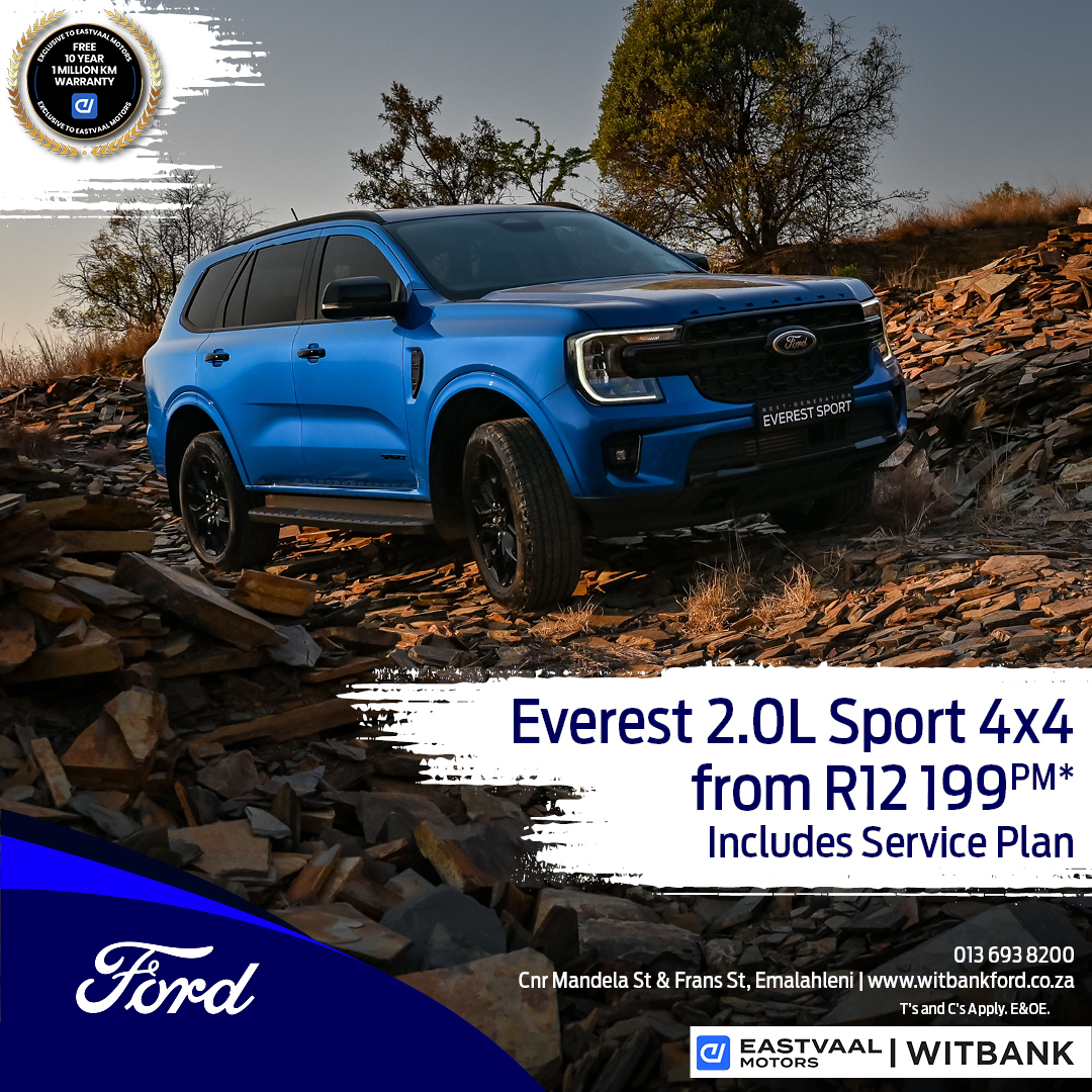 Ford Everest 2.0L Sport 4×4 image from Eastvaal Motors