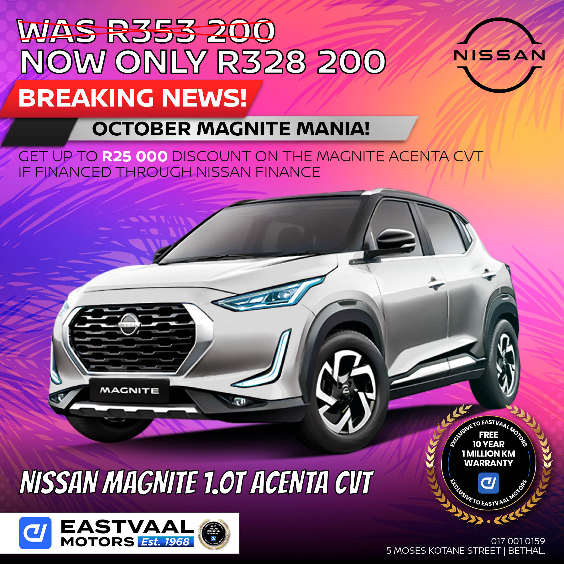 Nissan Magnite 1.0T Acenta CVT image from 