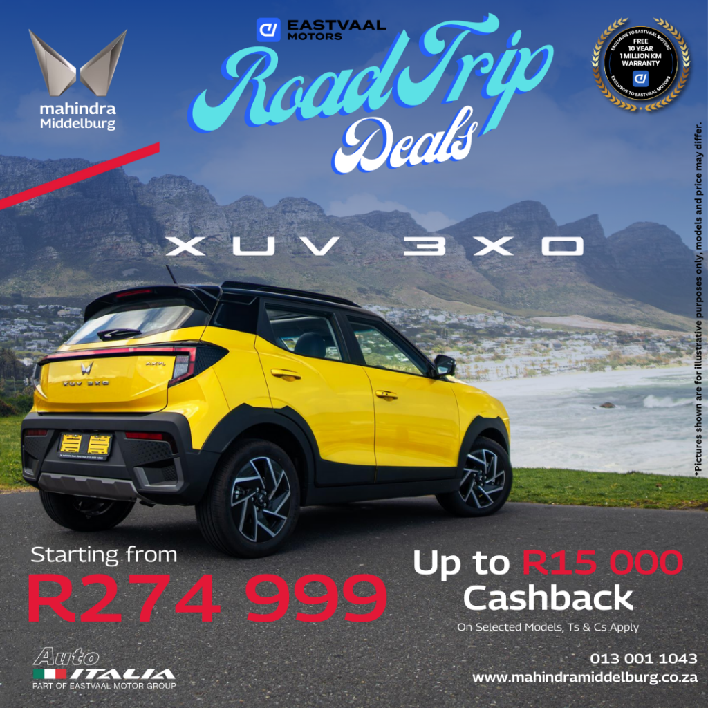 Mahindra XUV 3XO – Road Trip Deals image from Eastvaal Motors