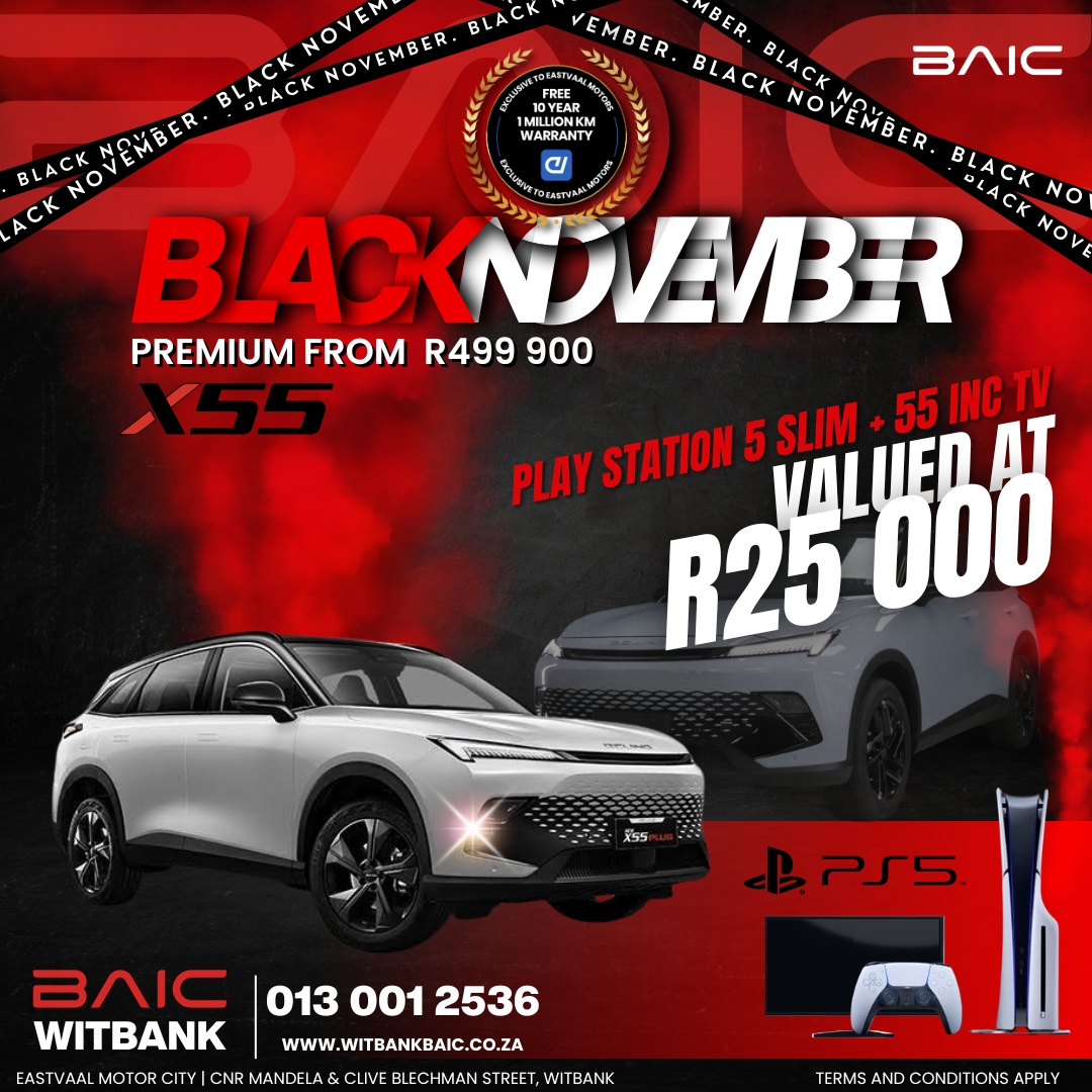 Black November at Eastvaal! Save big on your next car with deals too good to pass up. Limited-time offers are on now! image from Eastvaal Motors