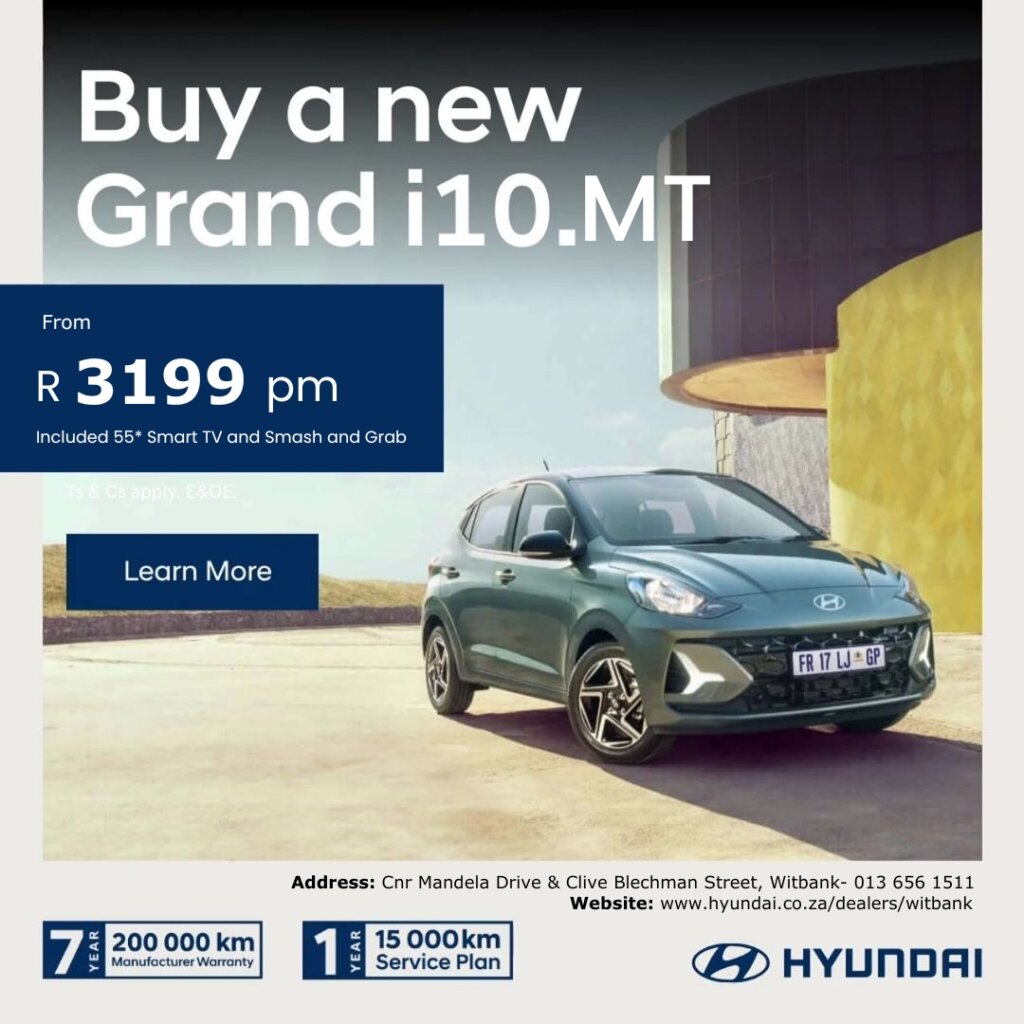 Drive the car you love with a deal you’ll love even more. Hyundai Black November Deals at Eastvaal Motor City! image from Eastvaal Motors