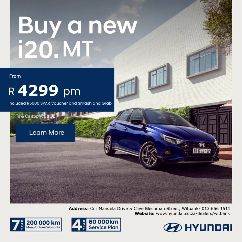 Only this Black November: exclusive savings on Hyundai cars with cashbacks, extended warranties, and payments deferred! image from Eastvaal Motors