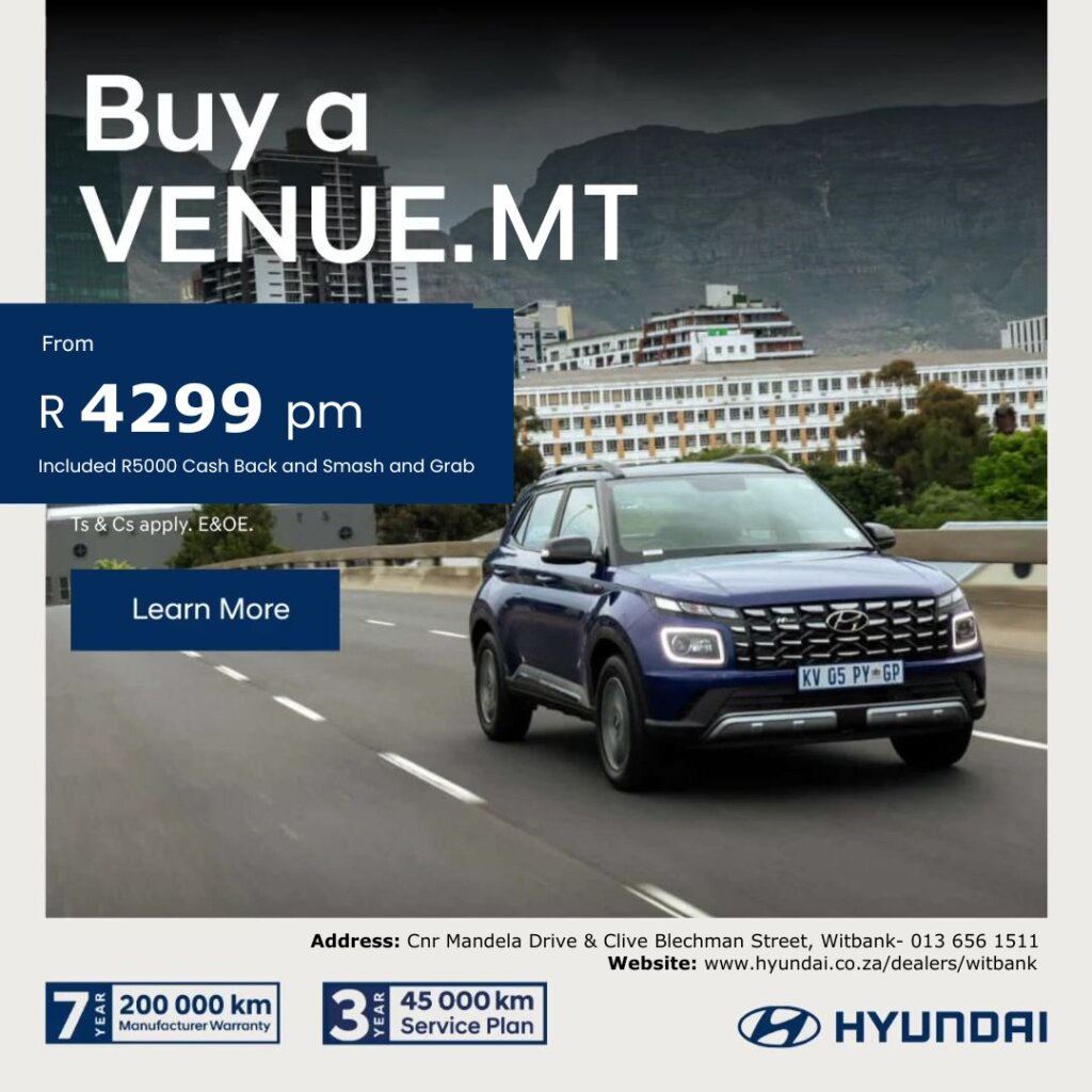 Only this Black November: exclusive savings on Hyundai cars with cashbacks, extended warranties, and payments deferred! image from Eastvaal Motors