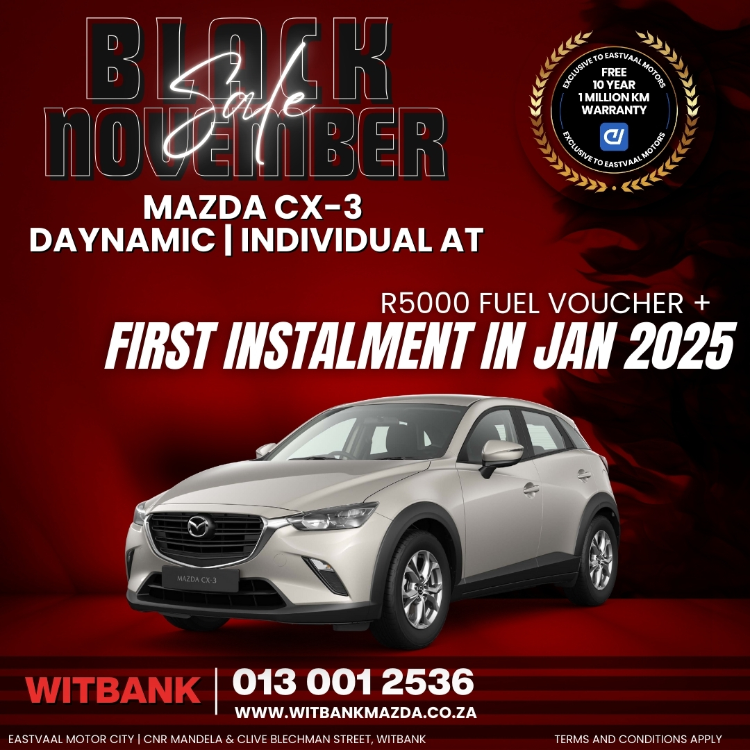 Say Yes to Your Dream Car! With no payments until 2025, now is the perfect time to buy. Black November savings await! image from Eastvaal Motors